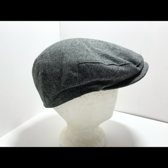 Country Gentleman Men Polyester British Ivy Cap Grey/Black Size MD Hat - Picture 3 of 11